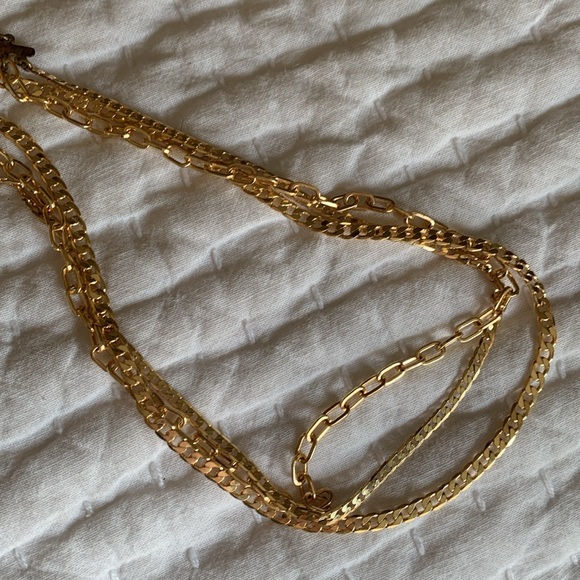 Ava Rose three stand chain necklace - Picture 5 of 5